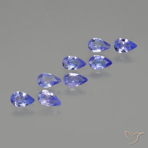 1.36ctw Naturale Blu intenso Tanzanite, Forma a pera, VS