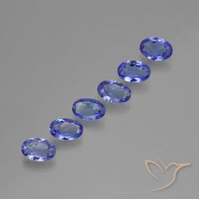 Gemme di Tanzanite Blu naturale da 2.30 ct, Ovale, VS