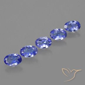Gemme di Tanzanite Viola Blu naturale da 2.23 ct, Ovale, VS