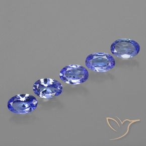 Gemme di Tanzanite Blu medio naturale da 2.25 ct, Ovale, VVS-VS