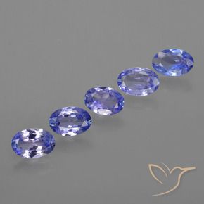 Gemme di Tanzanite Intenso Viola Blu naturale da 2.30 ct, Ovale, VS