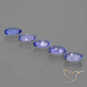 Gemme di Tanzanite Intenso Viola Blu naturale da 2.30 ct, Ovale, VS