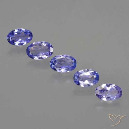 2.22ctw Naturale Intenso Viola Blu Tanzanite, Ovale, VS