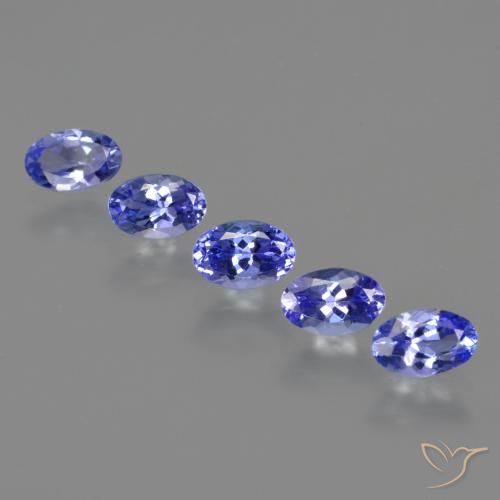 Gemme di Tanzanite Viola Blu naturale da 2.65 ct, Ovale, VVS-VS