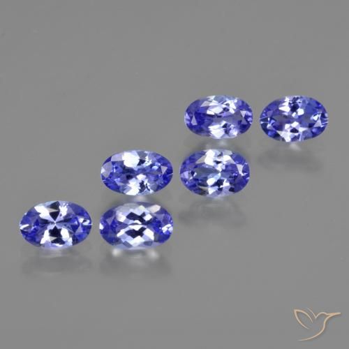 Gemme di Tanzanite Intenso Viola Blu naturale da 2.78 ct, Taglio ovale, VS