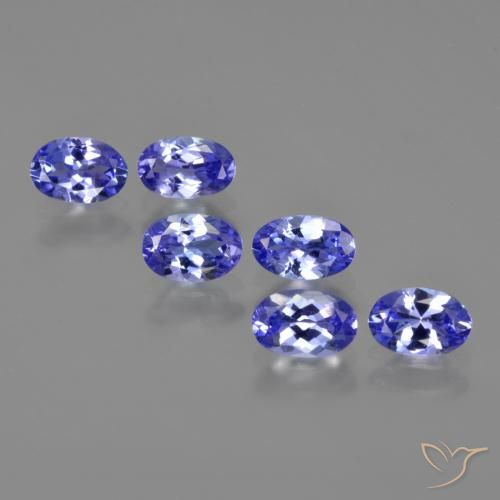 Gemme di Tanzanite Intenso Viola Blu naturale da 2.78 ct, Taglio ovale, VS