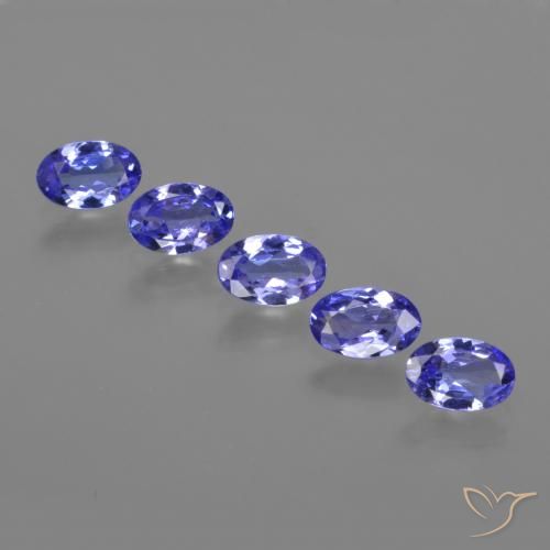 2.36ctw Naturale Intenso Viola Blu Tanzanite, Ovale, VVS-VS