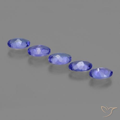 Gemme di Tanzanite Intenso Viola Blu naturale da 2.36 ct, Ovale, VVS-VS