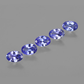 Gemme di Tanzanite Intenso Viola Blu naturale da 2.27 ct, Taglio ovale, VVS-VS