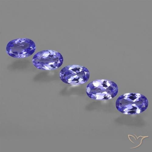 2.55ctw Naturale Viola Tanzanite, Ovale, VVS-VS
