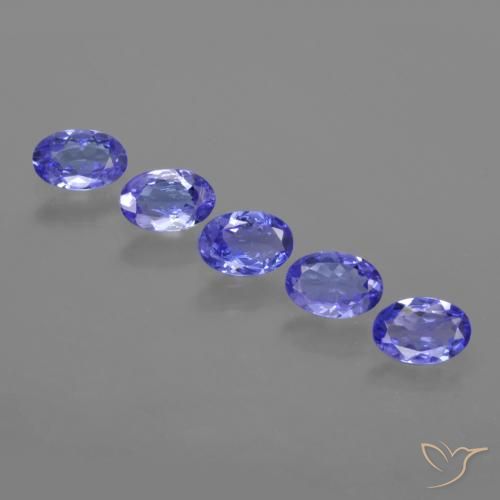 2.31ctw Naturale Intenso Viola Blu Tanzanite, Ovale, VVS-VS