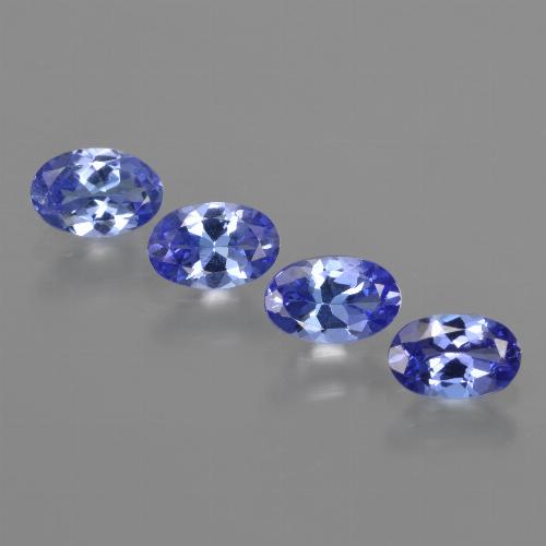 Tanzanite naturale blu da 1,84 ct, taglio ovale, VVS-VS