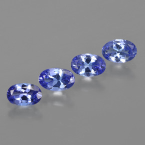 Tanzanite naturale blu da 1,84 ct, taglio ovale, VVS-VS