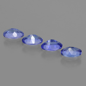 Tanzanite naturale blu da 1,84 ct, taglio ovale, VVS-VS