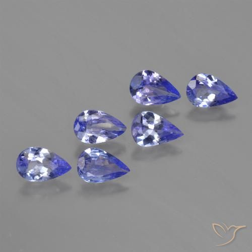 1.81ctw Naturale Intenso Viola Blu Tanzanite, Forma a pera, VS