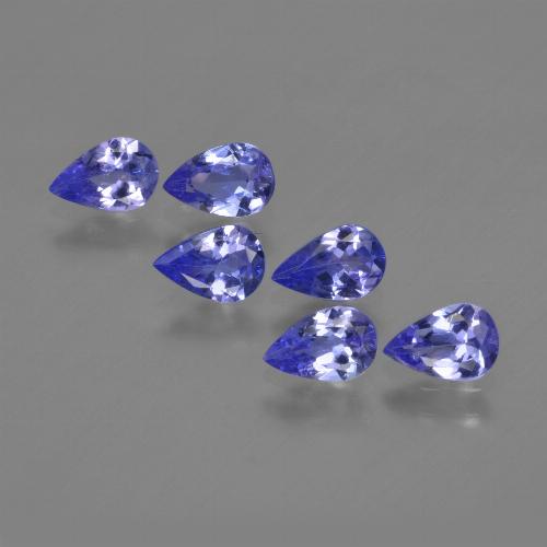Tanzanite naturale blu da 2,28 ct, taglio a pera, VS