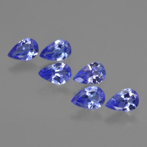 Tanzanite naturale blu da 2,27 ct, taglio a pera, VS