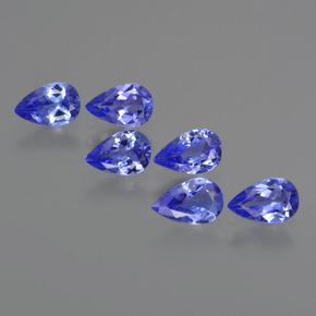 Tanzanite naturale blu da 2,22 ct, taglio a pera, VVS-VS