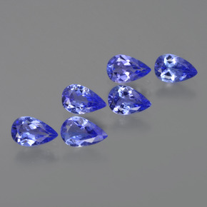 Tanzanite naturale blu da 2,22 ct, taglio a pera, VVS-VS