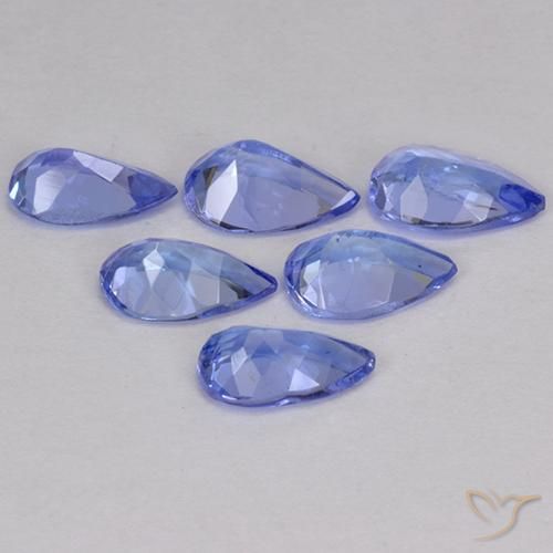 Gemme di Tanzanite Blu medio naturale da 2.07 ct, Forma a pera, VS