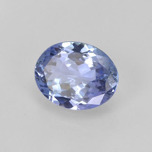 Tanzanite naturale blu da 1,71 ct, taglio ovale, VS