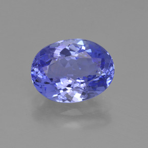 Tanzanite Blu scuro naturale da 1.91 ct, Taglio ovale, VVS