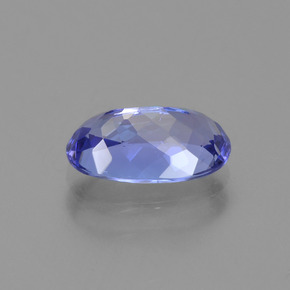 Tanzanite Blue violetto scuro naturale da 1.50 ct, Taglio ovale, VS-SI