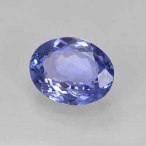 Tanzanite Intenso Viola Blu naturale da 2.13 ct, Taglio ovale, VVS