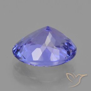 Tanzanite Intenso Viola Blu naturale da 2.88 ct, Taglio ovale, VS-SI
