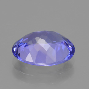 Tanzanite Intenso Viola Blu naturale da 2.47 ct, Taglio ovale, VVS
