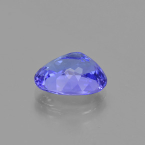 Tanzanite naturale blu da 2,22 ct, taglio ovale, VVS