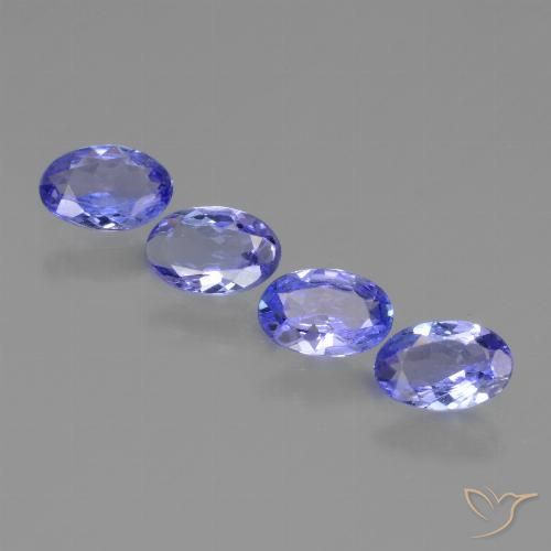 1.43ctw Naturale Blu scuro Tanzanite, Ovale, VS