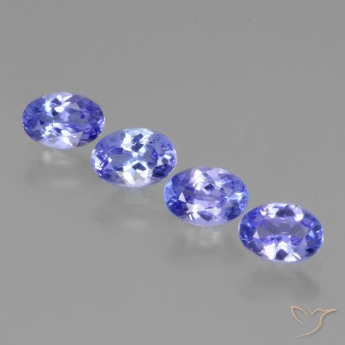 1.91ctw Naturale Viola Blu Tanzanite, Ovale, VVS-VS