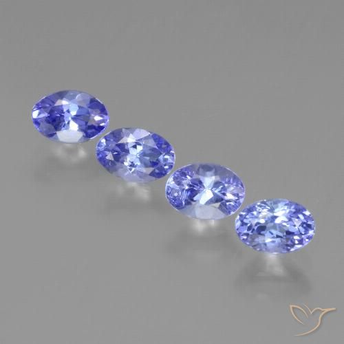 1.85ctw Naturale Blu scuro Tanzanite, Ovale, VVS-VS