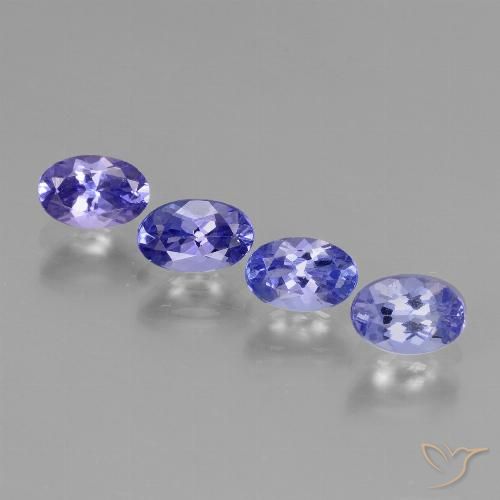 1.86ctw Naturale Intenso Viola Blu Tanzanite, Ovale, VVS-VS