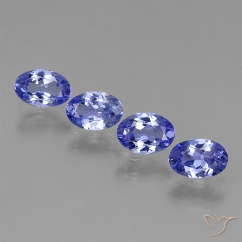 Gemme di Tanzanite Intenso Viola Blu naturale da 2.02 ct, Taglio ovale, VS