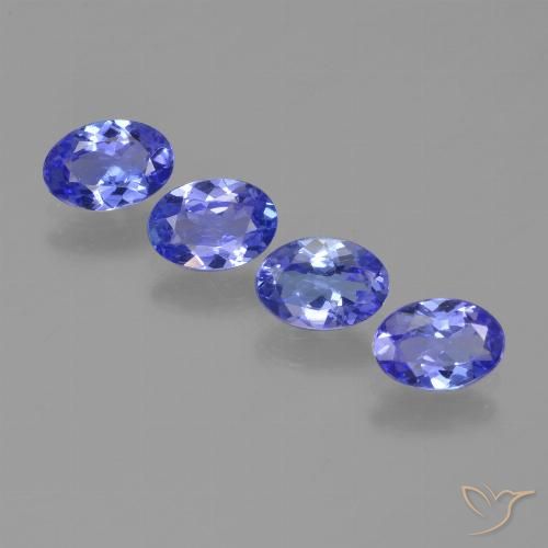 Tanzanite naturale blu da 2,08 ct, taglio ovale, VVS-VS