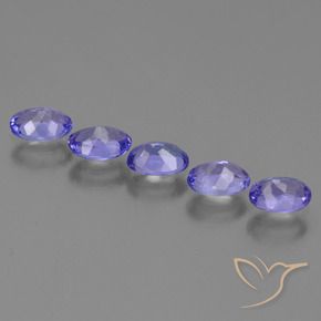 Gemme di Tanzanite Intenso Viola Blu naturale da 2.01 ct, Ovale, VVS-VS