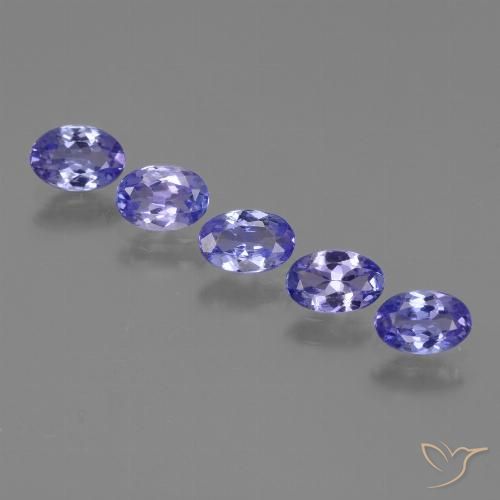 2.10ctw Naturale Blu scuro Tanzanite, Ovale, VVS-VS