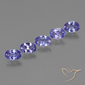 Gemme di Tanzanite Blu scuro naturale da 2.10 ct, Ovale, VVS-VS