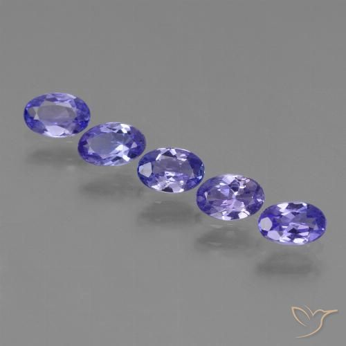 Tanzanite naturale blu da 1,69 ct, taglio ovale, VVS-VS