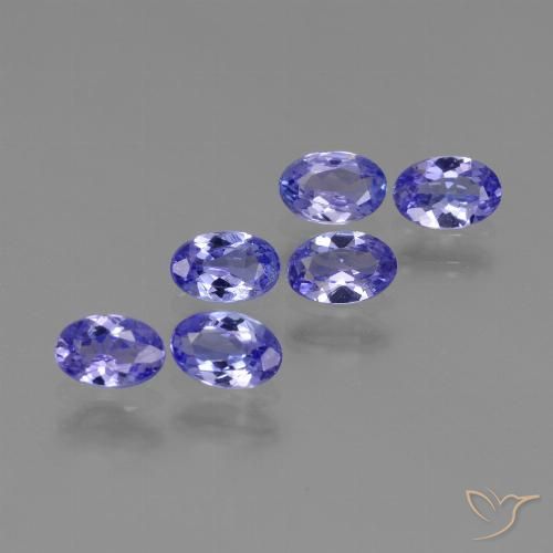 Gemme di Tanzanite Intenso Viola Blu naturale da 2.18 ct, Taglio ovale, VS