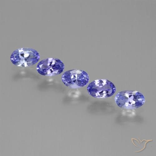1.90ctw Naturale Intenso Viola Blu Tanzanite, Ovale, VS