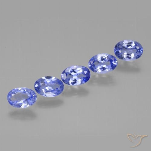2.62ctw Naturale Blu pastello Tanzanite, Ovale, VS