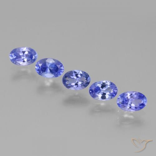 2.56ctw Naturale Blu medio Tanzanite, Ovale, VS