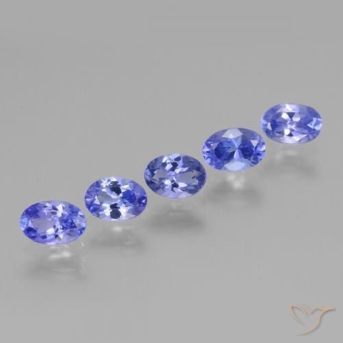 Gemme di Tanzanite Blu medio naturale da 2.56 ct, Ovale, VS