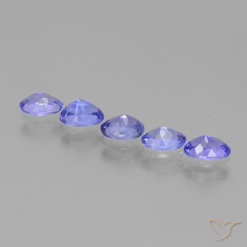 Gemme di Tanzanite Blu medio naturale da 2.56 ct, Ovale, VS