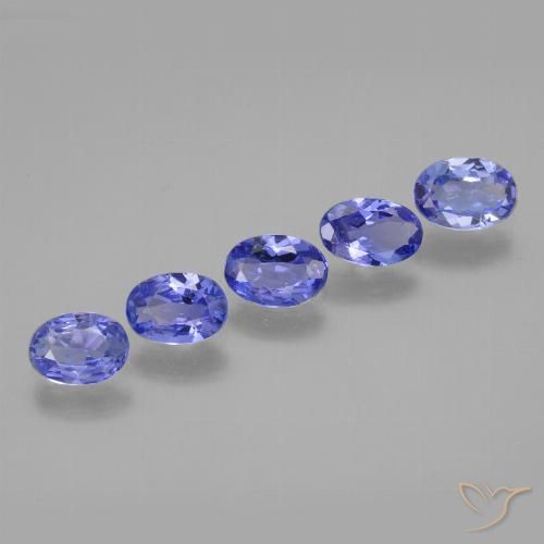 2.37ctw Naturale Intenso Viola Blu Tanzanite, Ovale, VS