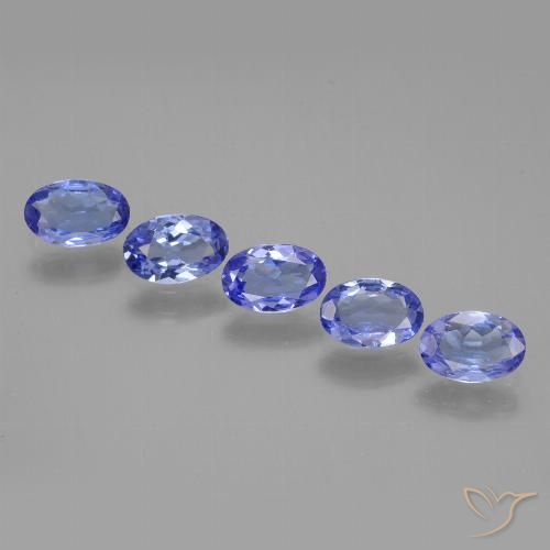 2.09ctw Naturale Intenso Viola Blu Tanzanite, Ovale, VS