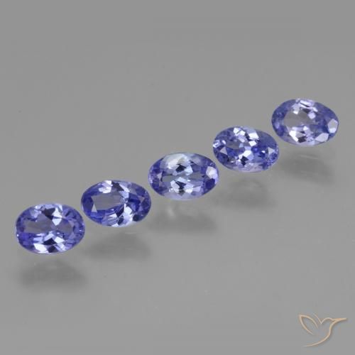 2.80ctw Naturale Viola Blu Tanzanite, Ovale, VVS-VS